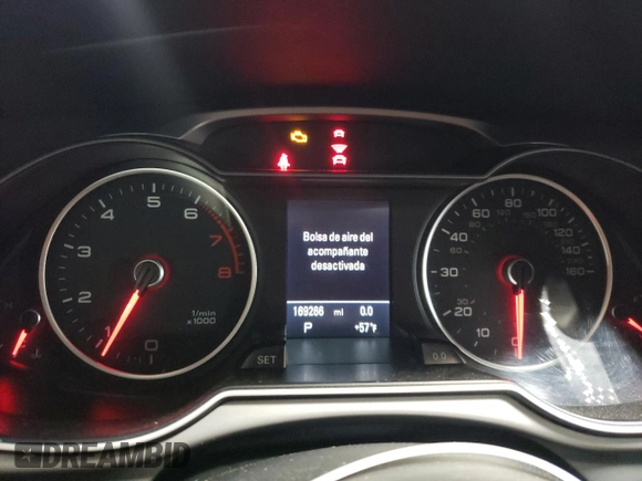 2014 Audi A4 Prestige with VIN WAUKFBFL5EN020854, listed as a Copart auction lot 77132204 with 169,266 mi miles and Salvage Title. Bid and sale history available at carsss.com. Image 9.