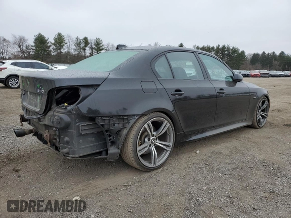 2008 BMW 5 Series 550i with VIN WBANW53568CT53794, listed as a Copart auction lot 48486205 with 161,371 mi miles and Salvage Title. Bid and sale history available at carsss.com. Image 3.