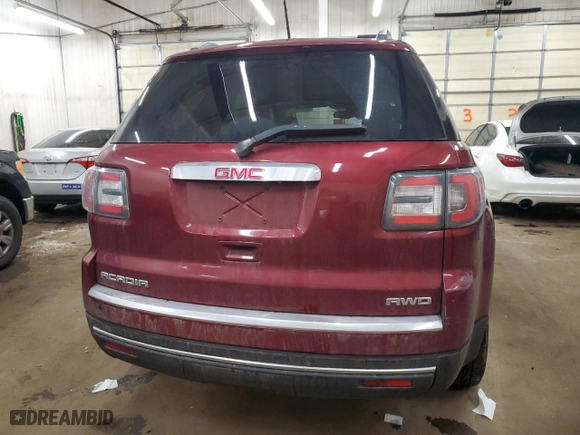 2015 GMC Acadia SLT with VIN 1GKKVRKD0FJ171482, listed as a Copart auction lot 47742635 with 169,049 mi miles and Salvage Title. Bid and sale history available at carsss.com. Image 6.