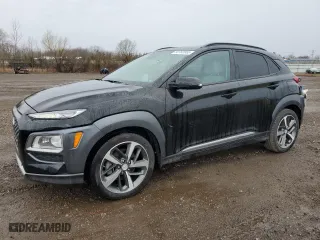 2021 Hyundai Kona Ultimate with VIN KM8K5CA54MU612038, listed as a Copart auction lot 50702865 with 28,593 mi miles and Salvage Title. Bid and sale history available at carsss.com. Image 1.