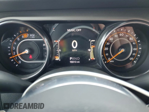2019 Jeep Wrangler Unlimited Sahara with VIN 1C4HJXEN2KW523906, listed as a Copart auction lot 50950035 with 98,013 mi miles and Salvage Title. Bid and sale history available at carsss.com. Image 9.