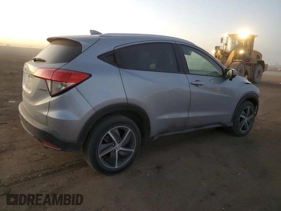 2022 Honda HR-V EX with VIN 3CZRU6H50NM721786, listed as a Copart auction lot 44167725 with 34,070 mi miles and Salvage Title. Bid and sale history available at carsss.com. Image 3.