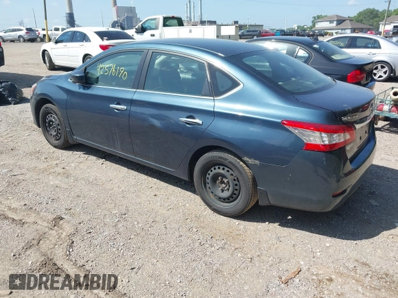 2014 Nissan Sentra SV with VIN 1N4AB7APXEN854352, listed as a IAAI auction lot 42576190 with 184,837 mi miles and . Bid and sale history available at DreamBid. Image 3.