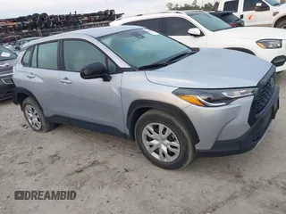 2022 Toyota Corolla Cross L with VIN 7MUAAABG4NV002202, listed as a IAAI auction lot 41890682 with 35,845 mi miles and . Bid and sale history available at DreamBid. Image 1.