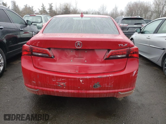 2017 Acura TLX with VIN 19UUB1F33HA009981, listed as a Copart auction lot 48927265 with 172,711 mi miles and Salvage Title. Bid and sale history available at carsss.com. Image 6.