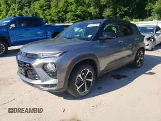 2021 Chevrolet TrailBlazer RS with VIN KL79MUSLXMB095197, listed as a Copart auction lot 61250744 with 41,244 mi miles and Salvage Title. Bid and sale history available at DreamBid. Image 1.