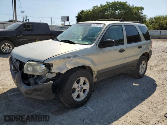 2006 Ford Escape XLT with VIN 1FMCU03116KA69312, listed as a Copart auction lot 70773514 with 164,079 mi miles and Salvage Title. Bid and sale history available at carsss.com. Image 1.