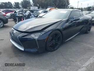 2022 Lexus LC 500h with VIN JTHBP5AY6NA105387, listed as a IAAI auction lot 41600455 with 18,207 mi miles and . Bid and sale history available at DreamBid. Image 2.
