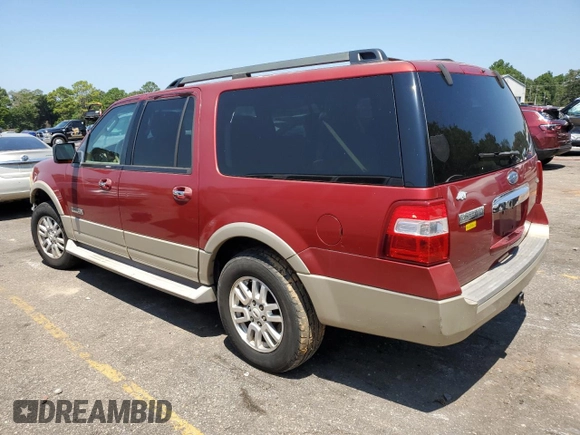 2007 Ford Expedition EL Eddie Bauer with VIN 1FMFK17557LA12743, listed as a Copart auction lot 66068014 with 0 mi miles and Clean Title. Bid and sale history available at carsss.com. Image 2.