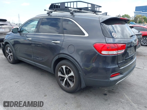 2016 Kia Sorento EX with VIN 5XYPH4A50GG160599, listed as a IAAI auction lot 42127992 with 301,716 mi miles. Bid and sale history available at carsss.com. Image 3.