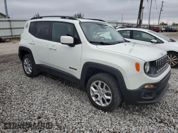 2017 Jeep Renegade Altitude with VIN ZACCJBBB3HPF23443, listed as a Copart auction lot 73295074 with 63,320 mi miles and Salvage title. Bid and sale history available at DreamBid. Image 4.