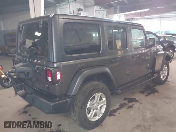 2022 Jeep Wrangler Unlimited Willys with VIN 1C4HJXDN9NW144374, listed as a IAAI auction lot 42325098 with 10,948 mi miles and . Bid and sale history available at DreamBid. Image 4.