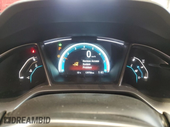 2017 Honda Civic EX with VIN 2HGFC2F85HH007271, listed as a Copart auction lot 52449905 with 139,706 mi miles and Salvage Title. Bid and sale history available at DreamBid. Image 9.