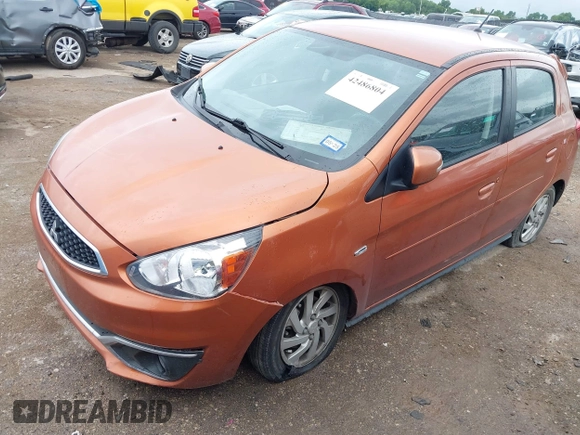 2018 Mitsubishi Mirage SE with VIN ML32A4HJ4JH012880, listed as a IAAI auction lot 42486804 with 28,468 mi miles and . Bid and sale history available at DreamBid. Image 2.