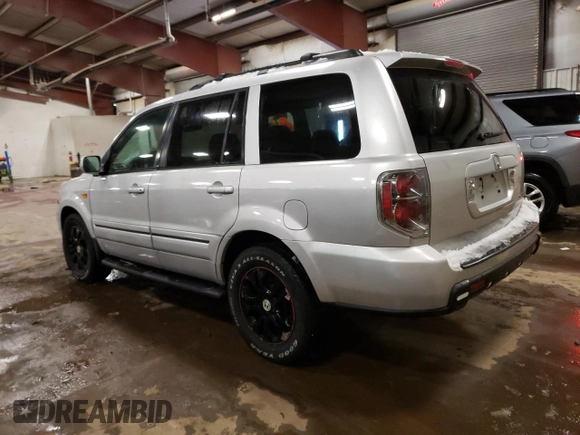 2007 Honda Pilot EX with VIN 5FNYF18457B018486, listed as a Copart auction lot 45153395 with 192,485 mi miles and Salvage Title. Bid and sale history available at DreamBid. Image 2.