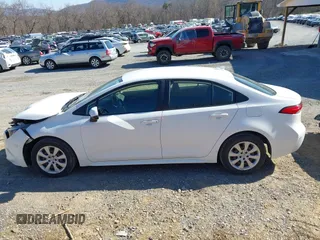 2020 Toyota Corolla LE with VIN JTDEPRAE8LJ103827, listed as a IAAI auction lot 41878687 with 92,584 mi miles and . Bid and sale history available at DreamBid. Image 15.