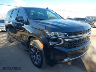 2024 Chevrolet Tahoe LS with VIN 1GNSKMKD9RR417627, listed as a IAAI auction lot 41629900 with 5,338 mi miles. Bid and sale history available at carsss.com. Image 1.