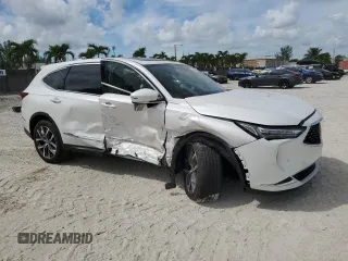 2023 Acura MDX w/Technology Package with VIN 5J8YD9H49PL005534, listed as a Copart auction lot 72994894 with 14,950 mi miles and Salvage Title. Bid and sale history available at carsss.com. Image 4.