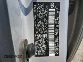 2015 Toyota Prius Four z VIN JTDKN3DU8F0434698, wystawiony jako Copart lot #59846095 z przebiegiem 241 608 mil mil oraz Czysty tytuł • Clean title. Historia ofert i sprzedaży dostępna na DreamBid. Obrazek 12.