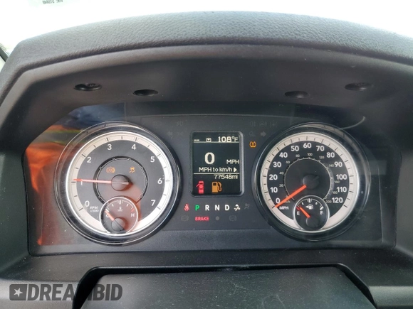 2021 Ram 1500 SLT with VIN 1C6RR6TTXMS515840, listed as a Copart auction lot 72746294 with 77,548 mi miles and Salvage title. Bid and sale history available at DreamBid. Image 9.
