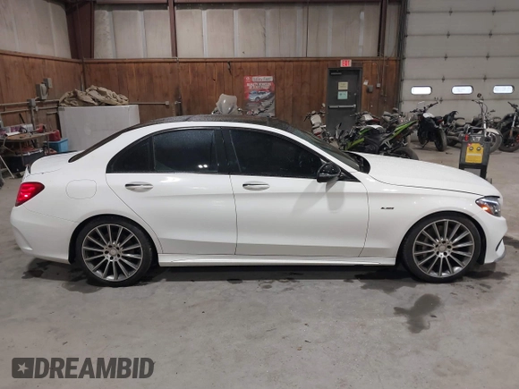 2016 Mercedes-Benz C 450 AMG with VIN 55SWF6EB5GU112843, listed as a IAAI auction lot 41857657 with 114,594 mi miles and . Bid and sale history available at carsss.com. Image 13.