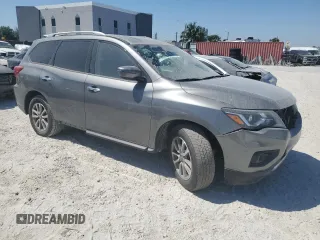 2018 Nissan Pathfinder S with VIN 5N1DR2MN3JC636447, listed as a Copart auction lot 48716635 with 124,556 mi miles and Non Repairable. Bid and sale history available at carsss.com. Image 4.