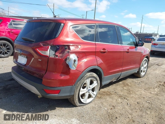 2016 Ford Escape SE with VIN 1FMCU0G75GUB22209, listed as a IAAI auction lot 41864084 with 96,313 mi miles. Bid and sale history available at carsss.com. Image 4.
