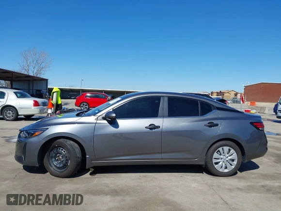 2024 Nissan Sentra S with VIN 3N1AB8BV2RY308668, listed as a IAAI auction lot 41665301 with 10,198 mi miles. Bid and sale history available at carsss.com. Image 14.