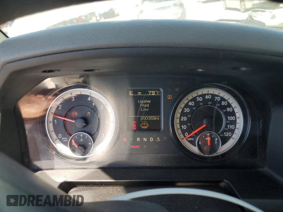 2016 Ram 1500 Tradesman with VIN 1C6RR7KG7GS345435, listed as a Copart auction lot 50220455 with 200,359 mi miles and Salvage title. Bid and sale history available at DreamBid. Image 9.