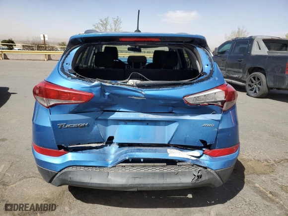 2016 Hyundai Tucson SE with VIN KM8J3CA43GU130240, listed as a Copart auction lot 48940525 with 190,862 mi miles and Salvage Title. Bid and sale history available at carsss.com. Image 6.