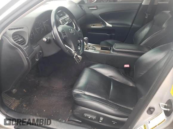 2010 Lexus IS 250 with VIN JTHCF5C24A5044351, listed as a Copart auction lot 59852145 with 171,121 mi miles and Salvage title. Bid and sale history available at DreamBid. Image 7.