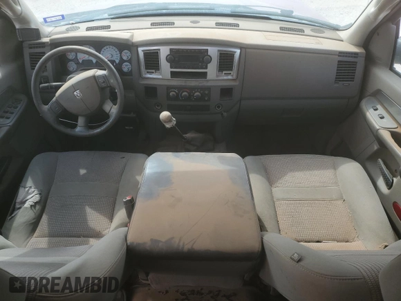 2007 Dodge Ram 2500 SLT with VIN 3D7KR28A07G826219, listed as a Copart auction lot 50752995 with 0 mi miles and Salvage Title. Bid and sale history available at carsss.com. Image 8.