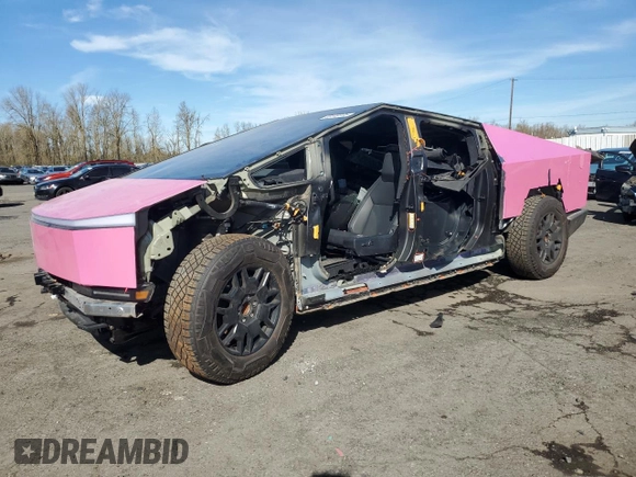2024 Tesla Cybertruck Cyberbeast z VIN 7G2CEHEEXRA017494, wystawiony jako Copart lot #48149135 z przebiegiem 6883 mil mil oraz Szkody całkowita. Historia ofert i sprzedaży dostępna na DreamBid. Obrazek 1.