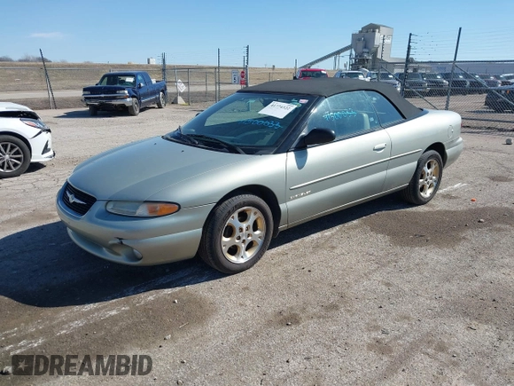 1999 Chrysler Sebring JXi z VIN 3C3EL55H6XT603058, wystawiony jako IAAI lot #41774322 z przebiegiem 157 852 mil mil oraz . Historia ofert i sprzedaży dostępna na DreamBid. Obrazek 2.