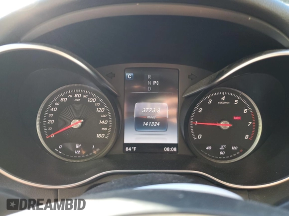 2016 Mercedes-Benz C 300 Luxury with VIN 55SWF4KB4GU156258, listed as a Copart auction lot 62634414 with 141,324 mi miles and Non repairable. Bid and sale history available at DreamBid. Image 9.