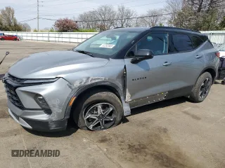 2024 Chevrolet Blazer LT with VIN 3GNKBCR46RS177417, listed as a Copart auction lot 52282665 with 18,090 mi miles and Salvage title. Bid and sale history available at DreamBid. Image 1.