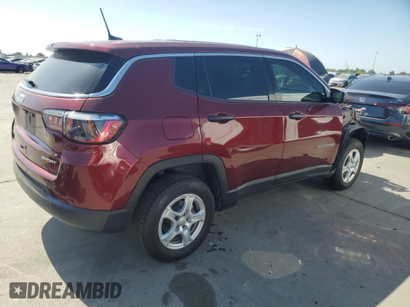 2022 Jeep Compass Sport z VIN 3C4NJDAB7NT213998, wystawiony jako Copart lot #61792785 z przebiegiem 63 690 mil mil oraz Szkoda całkowita • Salvage title. Historia ofert i sprzedaży dostępna na DreamBid. Obrazek 3.