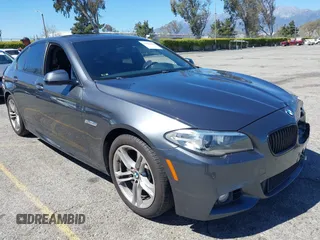 2016 BMW 5 Series 528i with VIN WBA5A5C58GG347419, listed as a IAAI auction lot 41862335 with 117,240 mi miles. Bid and sale history available at carsss.com. Image 1.