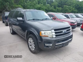 2015 Ford Expedition Max Limited with VIN 1FMJK1KT3FEF49677, listed as a IAAI auction lot 42114322 with 130,649 mi miles. Bid and sale history available at carsss.com. Image 1.
