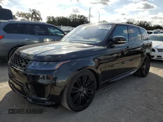 2018 Land Rover Range Rover Sport z VIN SALWR2RE7JA813480, wystawiony jako Copart lot #84038494 z przebiegiem 46 276 mil mil oraz Szkoda całkowita • Salvage title. Historia ofert i sprzedaży dostępna na DreamBid. Obrazek 1.