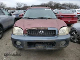 2002 Hyundai Santa Fe GLS with VIN KM8SC73D22U153199, listed as a Copart auction lot 86425594 with 252,992 mi miles and Non Repairable. Bid and sale history available at carsss.com. Image 5.