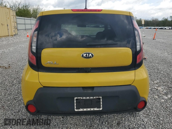 2015 Kia Soul + with VIN KNDJP3A57F7197132, listed as a Copart auction lot 55134205 with 137,968 mi miles and Salvage Title. Bid and sale history available at DreamBid. Image 6.
