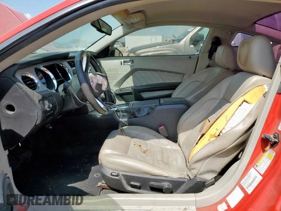 2011 Ford Mustang V6 with VIN 1ZVBP8AM2B5109535, listed as a Copart auction lot 58393135 with 200,130 mi miles and Salvage title. Bid and sale history available at DreamBid. Image 7.