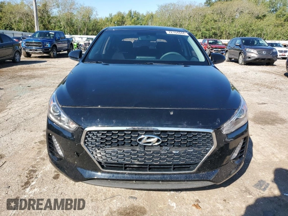2019 Hyundai Elantra GT with VIN KMHH35LE1KU115891, listed as a Copart auction lot 72164844 with 53,806 mi miles and Salvage Title. Bid and sale history available at carsss.com. Image 5.