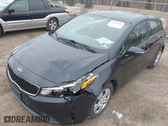 2017 Kia Forte5 LX with VIN KNAFK5A89H5702044, listed as a IAAI auction lot 41623085 with 73,815 mi miles. Bid and sale history available at carsss.com. Image 6.