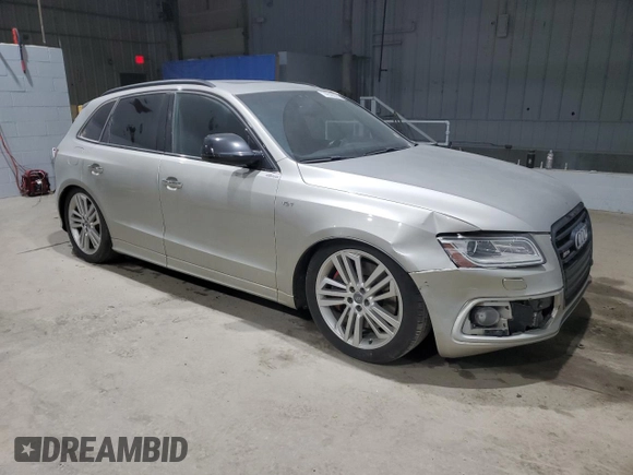 2017 Audi SQ5 Prestige with VIN WA1VCAFP9HA059832, listed as a Copart auction lot 41493775 with 162,554 mi miles and Salvage title. Bid and sale history available at DreamBid. Image 4.