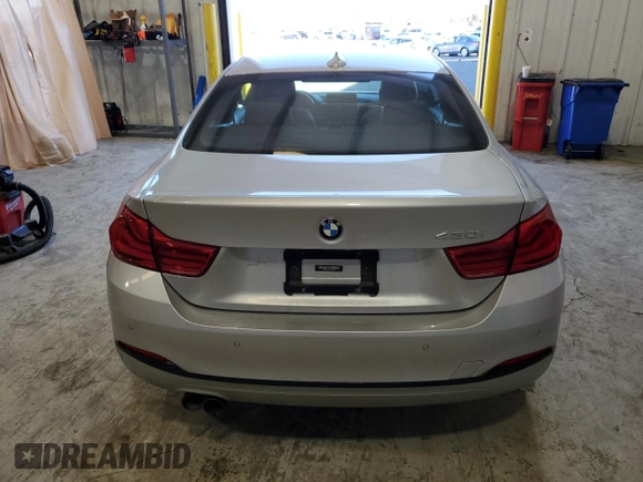 2018 BMW 4 Series 430i with VIN WBA4W3C52JAE64850, listed as a Copart auction lot 82846754 with 28,995 mi miles and Salvage Title. Bid and sale history available at DreamBid. Image 6.