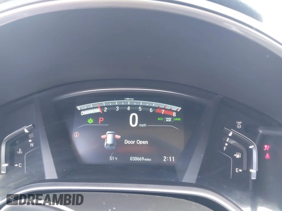 2017 Honda CR-V EX with VIN 2HKRW2H52HH650660, listed as a IAAI auction lot 41811459 with 30,669 mi miles. Bid and sale history available at carsss.com. Image 7.