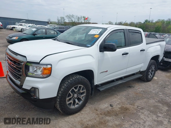 2022 GMC Canyon 4WD AT4 with VIN 1GTG6FEN9N1330466, listed as a IAAI auction lot 42066678 with 15,163 mi miles and . Bid and sale history available at carsss.com. Image 17.