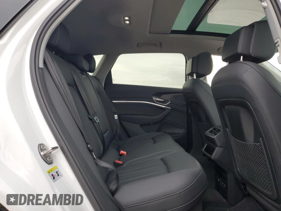 2023 Audi e-tron Premium Plus with VIN WA1LAAGE4PB011657, listed as a Copart auction lot 88472875 with 15,640 mi miles and Salvage title. Bid and sale history available at DreamBid. Image 11.